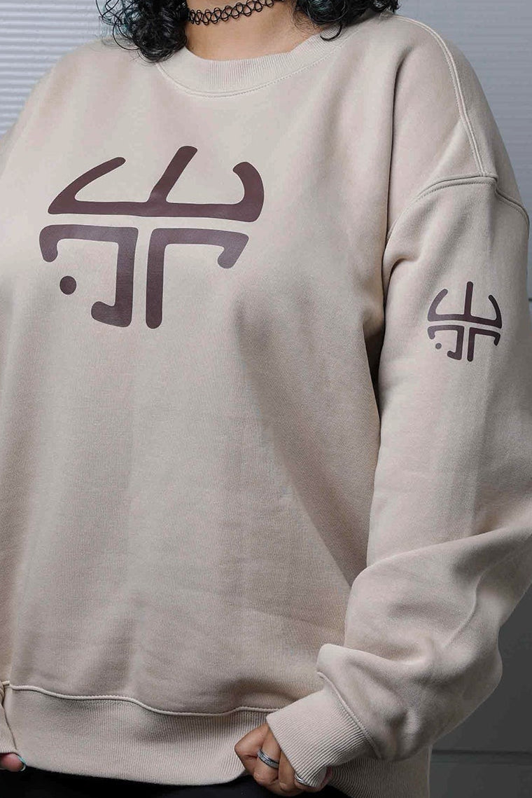 WARCRY SYMBOL Hoodie - Beige