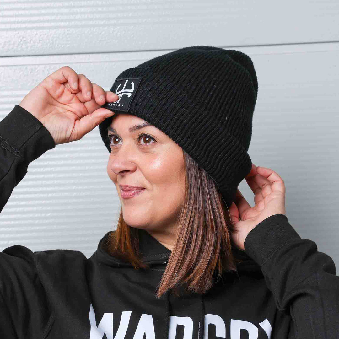 Warcry Symbol Black Beanie