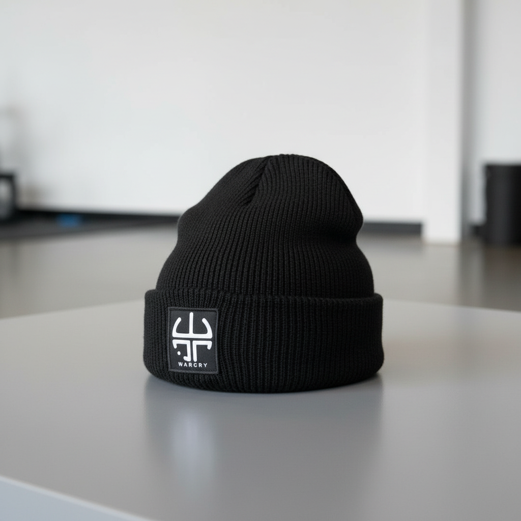 Warcry Symbol Black Beanie