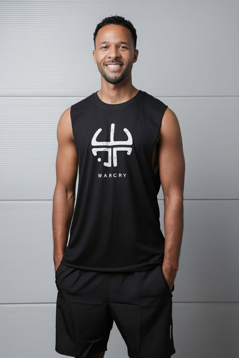 WARCRY RAW SYMBOL Sleeveless Tank – Black