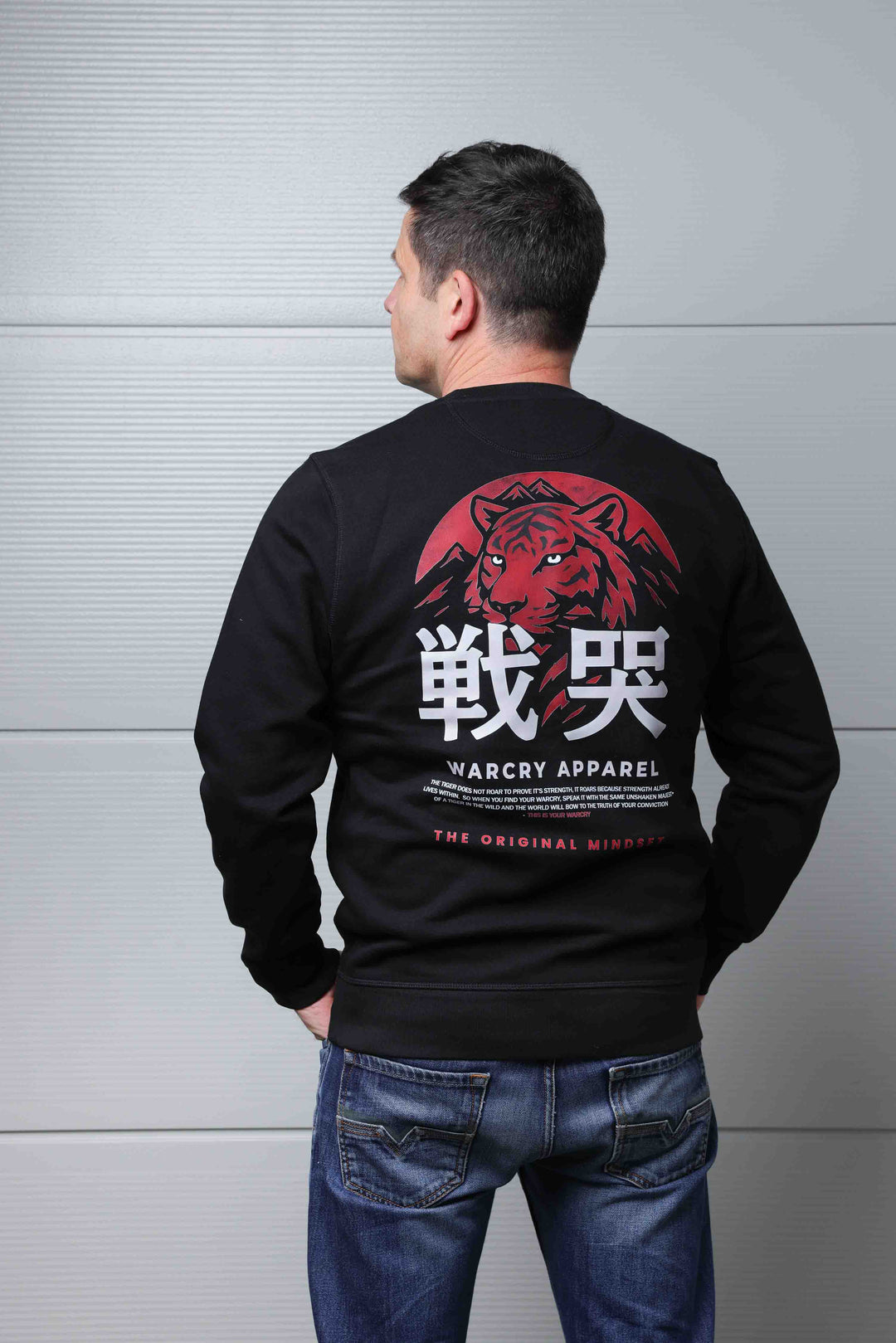 WARCRY TIGER MENTALITY Sweater - Black