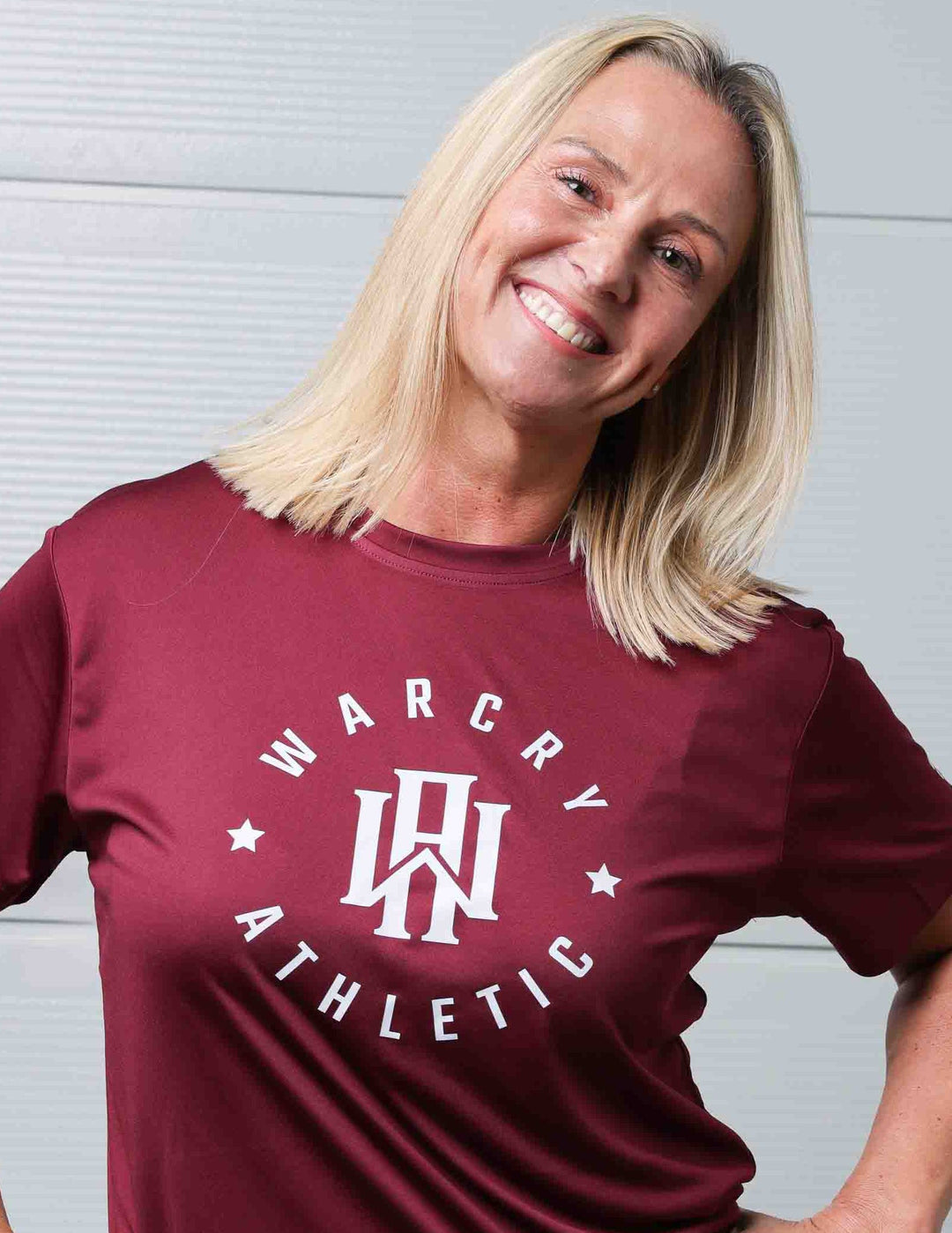 WARCRY ATHLETIC T-Shirt – Burgundy