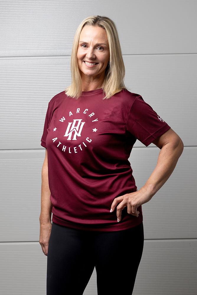WARCRY ATHLETIC T-Shirt – Burgundy