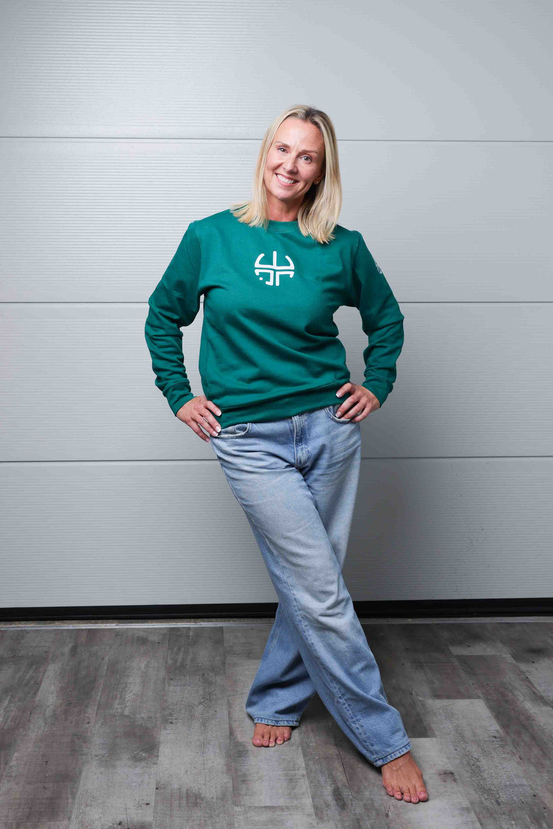 WARCRY SYMBOL Sweater - Emerald Green