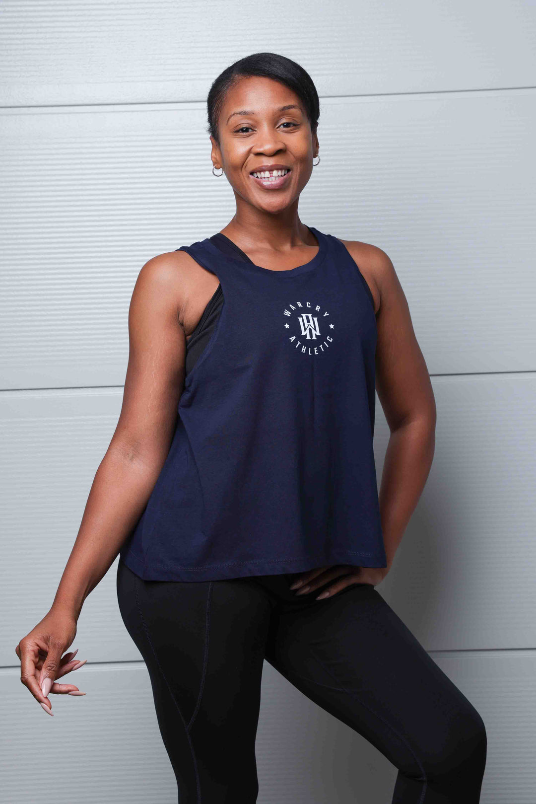 WARCRY ATHLETIC Athletic Tank – Navy Blue