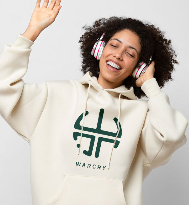 WARCRY SYMBOL Hoodie - Cream